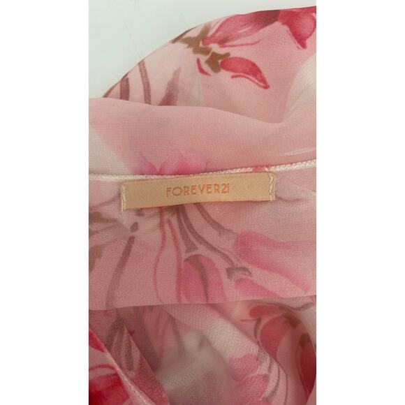 Forever 21 Floral Lightweight Pullover Shawl - One Size - Picture 5 of 6